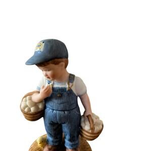 COUNTRY STORE, LIMITED EDITION “ Little Farmers” porcelain figurine